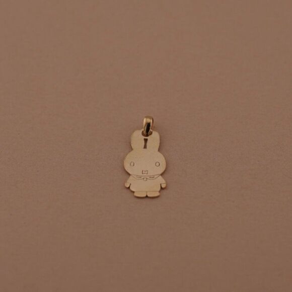14k Solid Gold Rabbit Charm | Everyday Jewelry | Fine Jewelry | - Picture 2 of 10